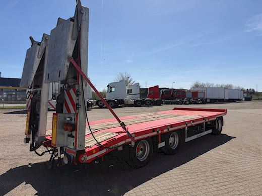 Kel-Berg 3-aks Maskinanhænger lige ladbund Maskinanhænger - 4