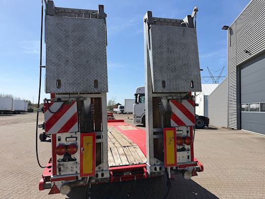 Kel-Berg 3-aks Maskinanhænger lige ladbund Maskinanhænger - 3