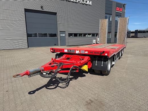 Kel-Berg 3-aks Maskinanhænger lige ladbund Maskinanhænger - 6