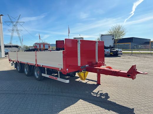 Hangler 3-aks kærre alu-sider + alu-ramper Åben - 5