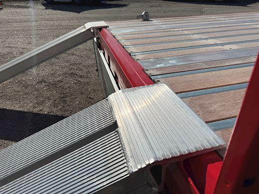 Hangler 3-aks kærre alu-sider + alu-ramper Åben - 11