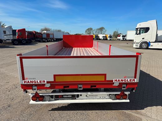 Hangler 3-aks kærre alu-sider + alu-ramper Åben - 3