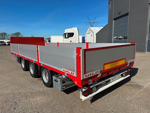 Hangler 3-aks kærre alu-sider + alu-ramper Åben - 2