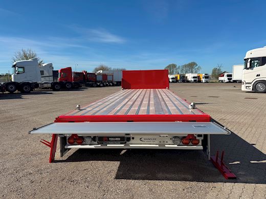 Hangler 3-aks kærre alu-sider + alu-ramper Åben - 7