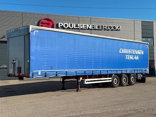 Hangler 3-aks gardintrailer, Gardin