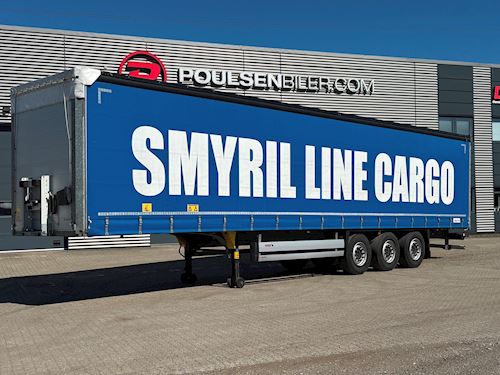 Schmitz 3-aks gardintrailer, Gardin