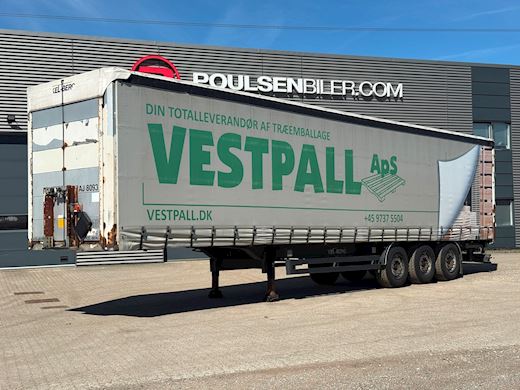 Kel-Berg 3-aks gardintrailer Gardin - 1