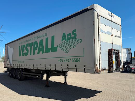 Kel-Berg 3-aks gardintrailer Gardin - 5