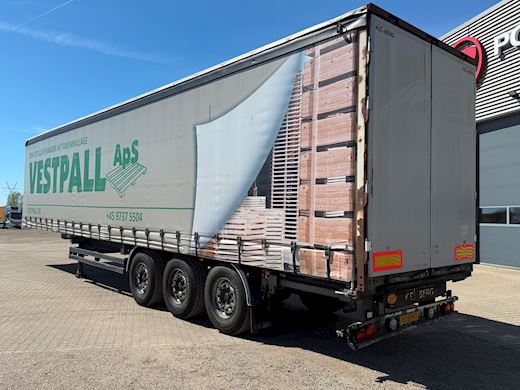 Kel-Berg 3-aks gardintrailer Gardin - 2