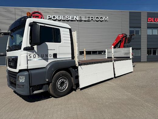 TGS 26.470 6x2/4 m. Fassi 195 Kran - 9