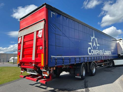 Kel-Berg 2-aks 13.60m gardintrailer, Gardin