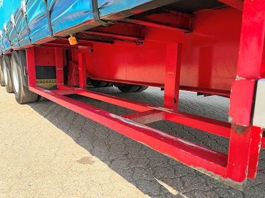 Broshuis 11,00m nedbygget gardintrailer Gardin - 22