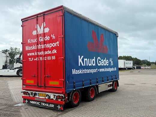 Nordic Trailer 3-aks sværlast anhænger til kran Presenning - 4