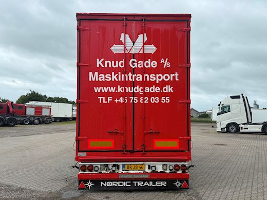 Nordic Trailer 3-aks sværlast anhænger til kran Presenning - 3