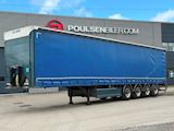 Kel-Berg 4-aks Gardintrailer med truckbeslag Gardin - 1