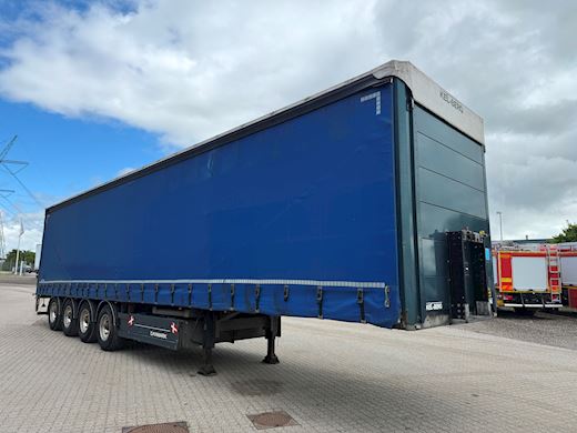 Kel-Berg 4-aks Gardintrailer med truckbeslag Gardin - 5