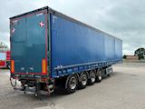 Kel-Berg 4-aks Gardintrailer med truckbeslag Gardin - 4