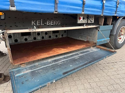 Kel-Berg 4-aks Gardintrailer med truckbeslag Gardin - 10