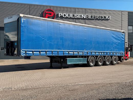 Kel-Berg 4-aks Gardintrailer med truck Gardin - 1