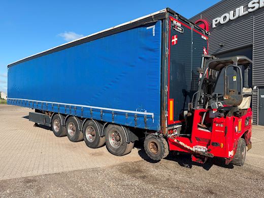 Kel-Berg 4-aks Gardintrailer med truck Gardin - 2