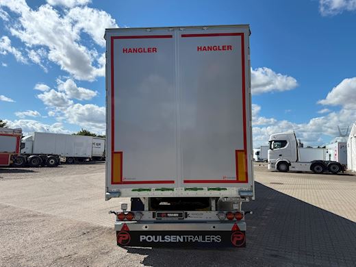 Hangler 3-aks gardintrailer hårdttræ + hævetag Gardin - 3
