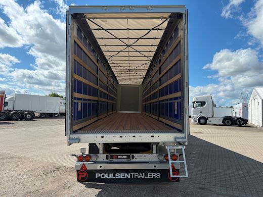 Hangler 3-aks gardintrailer hårdttræ + hævetag Gardin - 8