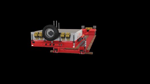 SCHEUERLE 3-aks U9 FL03 EuroCompact sengetrailer Nedbygget med seng - 8