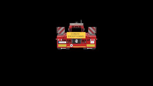 SCHEUERLE 3-aks U9 FL03 EuroCompact sengetrailer Nedbygget med seng - 11
