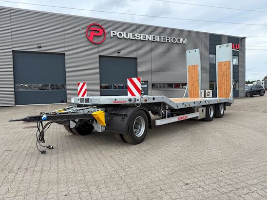 Hangler 3-aks, Hydraulisk ramper, Galvaniseret. Maskinanhænger - 1