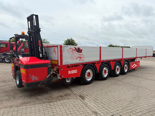 BP Trailer 4-aks åben trailer, alusider, Terberg truck Åben - 4