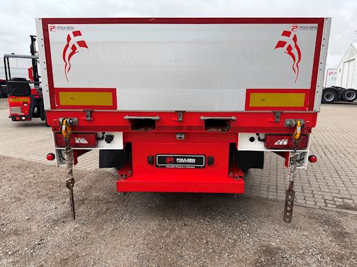 BP Trailer 4-aks åben trailer, alusider, Terberg truck Åben - 25