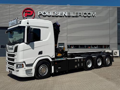Scania R590 8x4*4 m. HMF 2820K5 kran, Hejs/kran