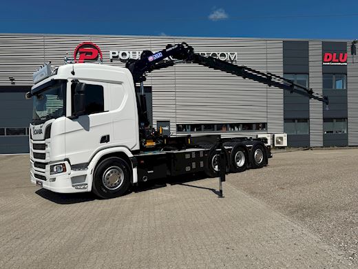 Scania R590 8x4*4 m. HMF 2820K5 kran Hejs/kran - 6