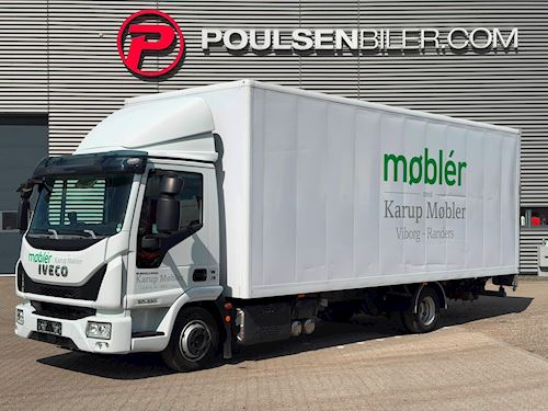 Iveco Euro Cargo 80-220 med fast kasse, Fast kasse