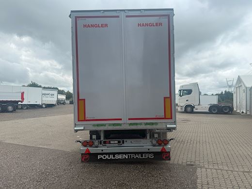 Hangler 3-aks gardintrailer hårdttræ + hævetag Gardin - 3