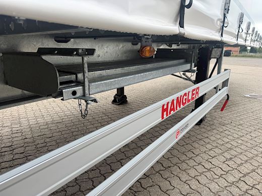 Hangler 3-aks gardintrailer hårdttræ + hævetag Gardin - 11