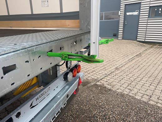 Hangler 3-aks gardintrailer hårdttræ + hævetag Gardin - 8