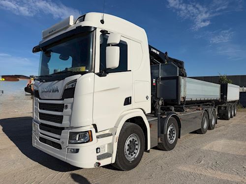 Scania R660 8x4 Hiab 302, Hejs/kran