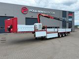 Leci 3-aks nedbygget trailer med Palfinger PK 9001EH kran Nedbygget - 1