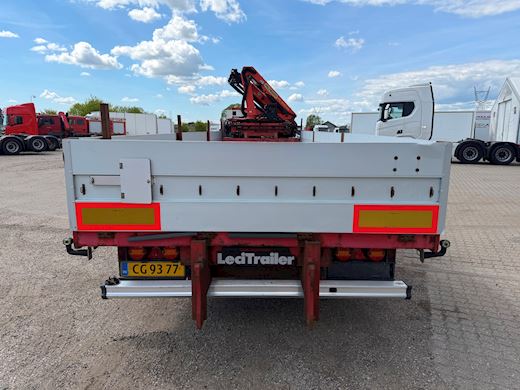 Leci 3-aks nedbygget trailer med Palfinger PK 9001EH kran Nedbygget - 4