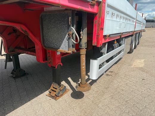Leci 3-aks nedbygget trailer med Palfinger PK 9001EH kran Nedbygget - 12