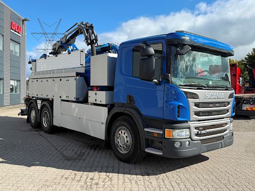 Scania P320 6x2*4 J. Hvidtved Larsen opbygning Slamsuger - 5