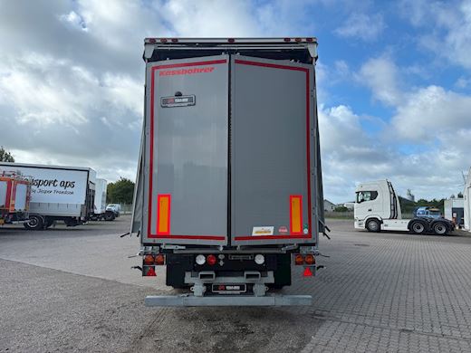 Kässbohrer 3-aks gardintrailer med truckbeslag Gardin - 8