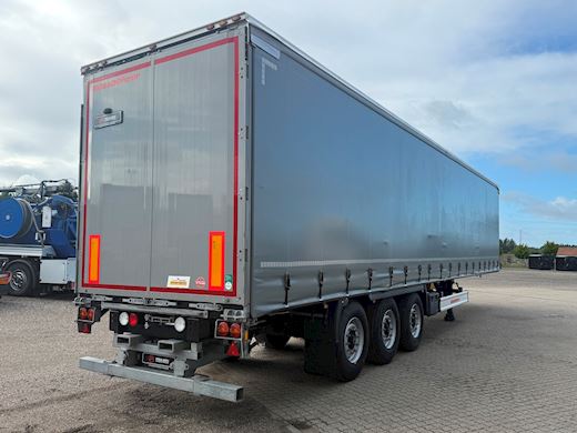 Kässbohrer 3-aks gardintrailer med truckbeslag Gardin - 4