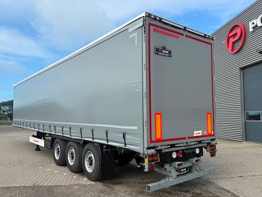 Kässbohrer 3-aks gardintrailer med truckbeslag Gardin - 2