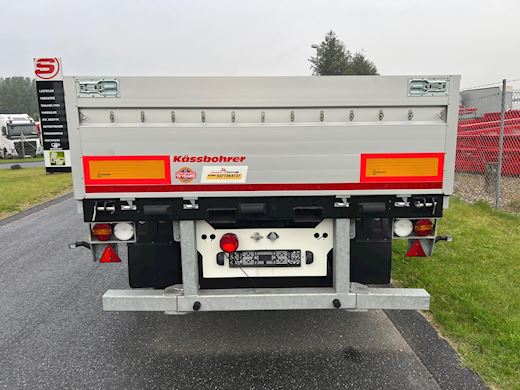 Kässbohrer 4-aks åben ligeud med truckbeslag pritsche - 3