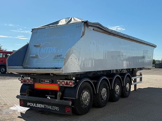 AMT 4-aks 36m3 letvægt tiptrailer m. automatpresenning Tip - 4