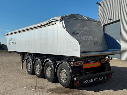 AMT 4-aks 36m3 letvægt tiptrailer m. automatpresenning Tip - 2