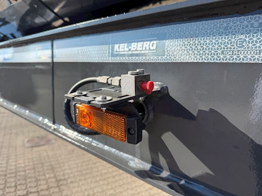Kel-Berg 3-aks 29m3 asfalt trailer med Cremao presenning Tip - 22