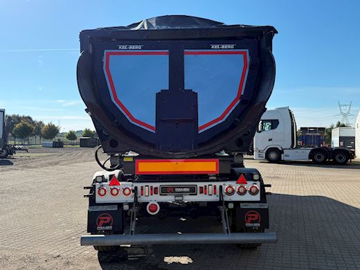 Kel-Berg 3-aks 29m3 asfalt trailer med Cremao presenning Tip - 3
